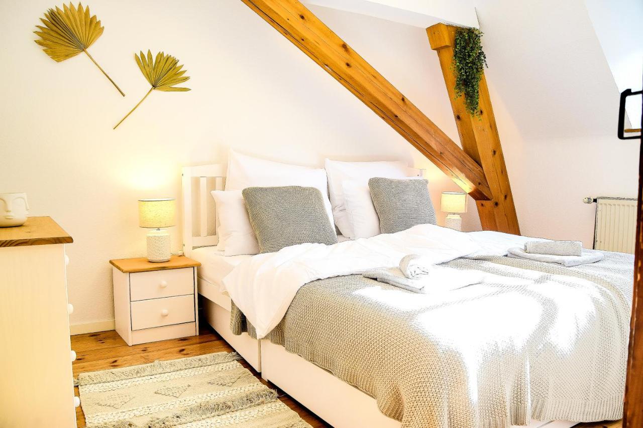 Romantic-Apartment - Altbauflair Mit Dachterrasse & Waldblick, Maisonette, 80M2 Annweiler am Trifels Eksteriør bilde
